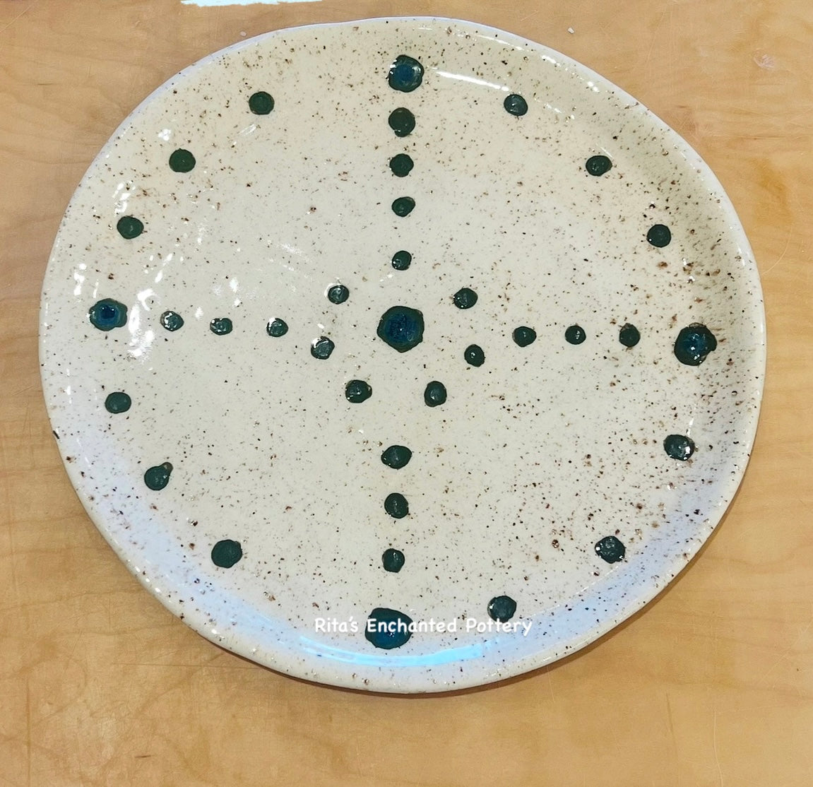 Medicine Wheel Plate — Grounding Energy & Meditation