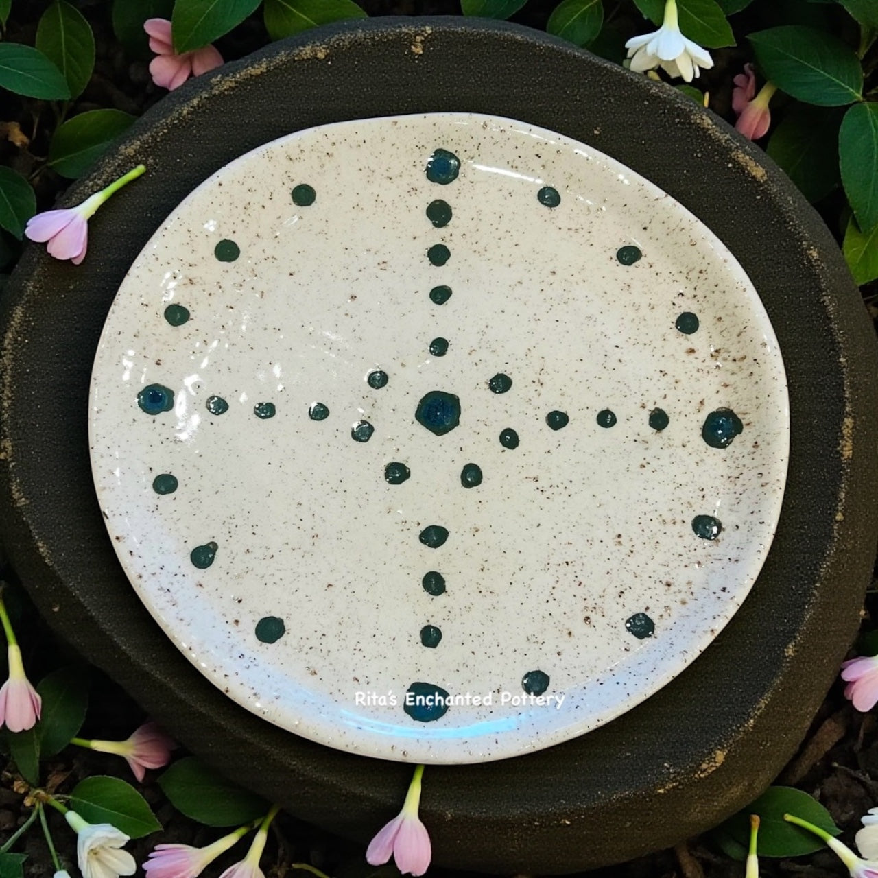 Medicine Wheel Plate — Grounding Energy & Meditation