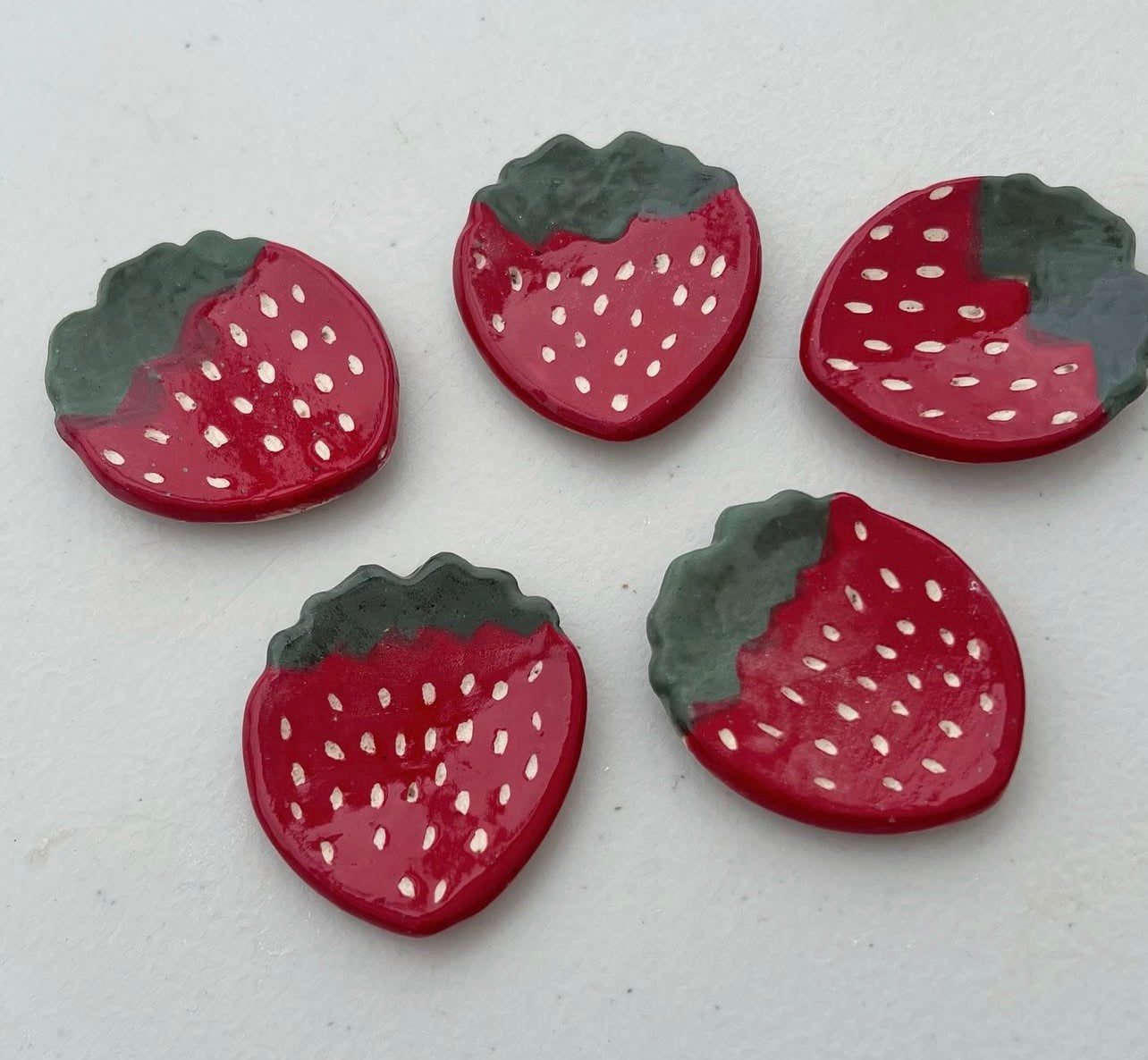 Small Strawberry Tray — A Sweet Spot for Tiny Treasures