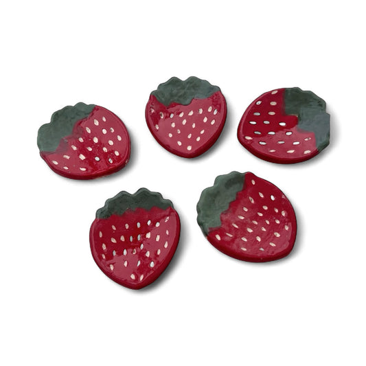Small Strawberry Tray — A Sweet Spot for Tiny Treasures