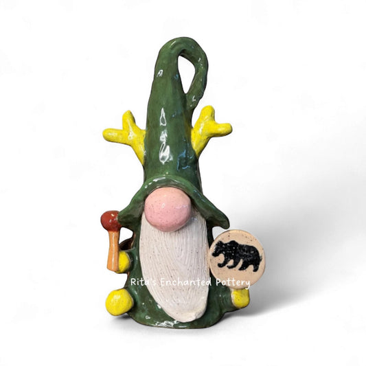 Deer Gnome Playing Drum
